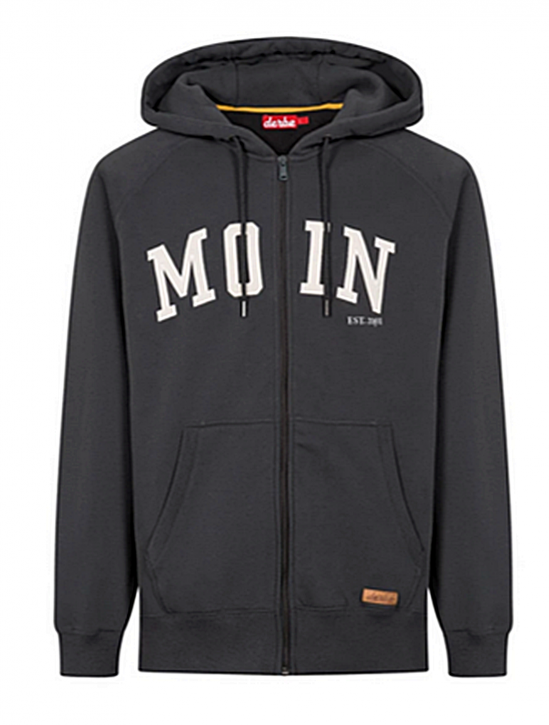 DERBE Moin Hoody Boys Herren Kapuzen Jacke phantom schwarz 091 DERBE Moin Hoody Boys Herren Kapuzen Jacke phantom schwarz 091