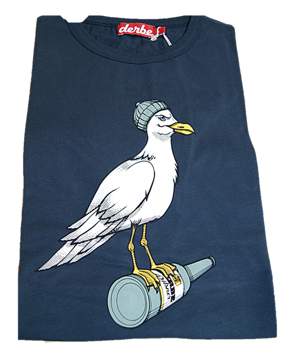 DERBE  Herren T-Shirt STURMMÖVE Farbe 010-navy DERBE  Herren T-Shirt STURMMÖVE Farbe 010-navy