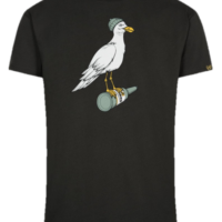 DERBE Herren T-Shirt STURMMÖVE Farbe 091-phantom /schwarz DERBE Herren T-Shirt STURMMÖVE Farbe 091-phantom /schwarz
