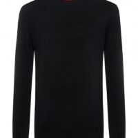 Hugo Boss Rollkragenpullover Sedgo aus besonders feiner Merinowolle schwarz 001