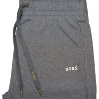 Hugo Boss Regular-Fit Jogginghose mit Details in Gold-Optik  C_Emayla_Gold grau 040