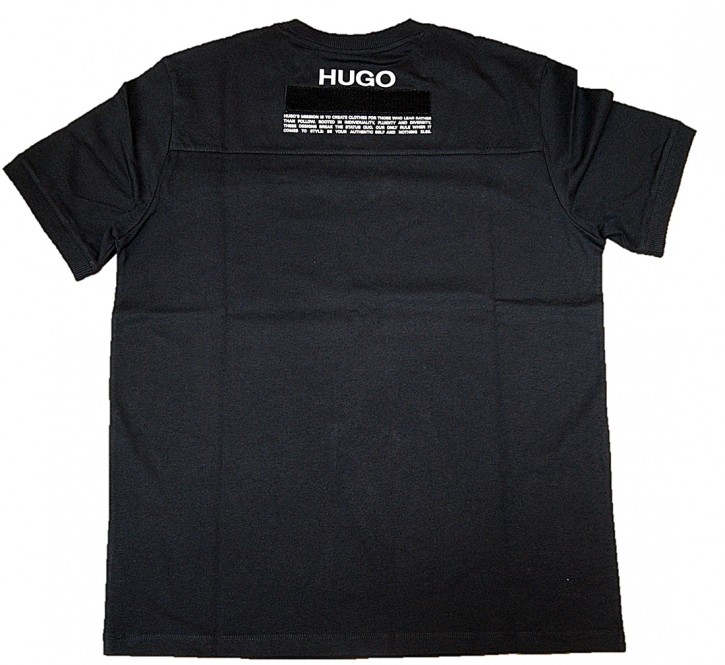 Hugo Boss T-Shirt Dilliers aus Baumwoll-Jersey mit Klettverschluss und Logo auf dem Rücken Hugo Boss T-Shirt Dilliers aus Baumwoll-Jersey mit Klettverschluss und Logo auf dem Rücken