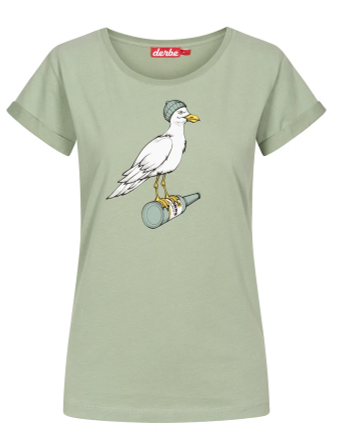 DERBE Sturmmöwe Damen T-Shirt Lily Pad Grün 0512 DERBE Sturmmöwe Damen T-Shirt Lily Pad Grün 0512