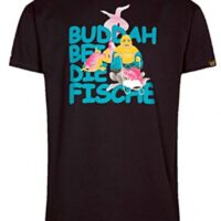 DERBE Herren T-Shirt Buddha bei die Fische Navy Dunkelblau 010 DERBE Herren T-Shirt Buddha bei die Fische Navy Dunkelblau 010