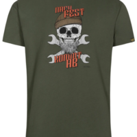 DERBE Herren T-Shirt Nach fest kommt ab Herren T-Shirt Oliv DERBE Herren T-Shirt Nach fest kommt ab Herren T-Shirt Oliv