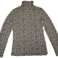 HUGO BOSS Slim-Fit Rollkragen-Shirt C_Emerie aus bedrucktem Stretch-Jersey Farbe multicolour 968