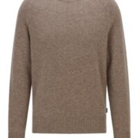 Hugo Boss Pullover Nolive in normaler Passform aus reinem Kaschmir Farbe hellbraun 240