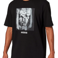Hugo Boss Relaxed-Fit T-Shirt Tanimal Gorilla aus Baumwolle mit Tier-Foto schwarz 001