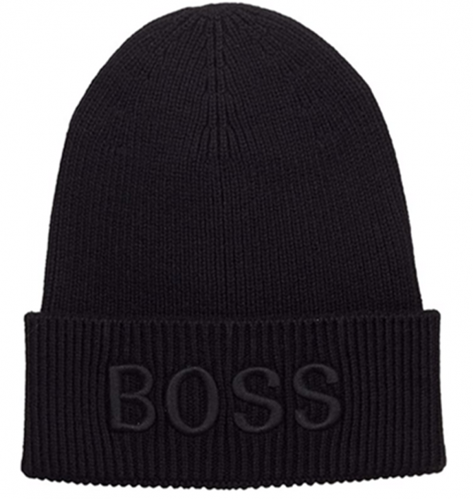 Hugo Boss Mütze Afox aus Baumwoll-Mix mit Logo-Stickerei in 3D-Optik schwarz 001 Hugo Boss Mütze Afox aus Baumwoll-Mix mit Logo-Stickerei in 3D-Optik schwarz 001