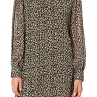 Hugo Boss Relaxed-Fit Tunikakleid C_Derinne mit Print multicolour 974
