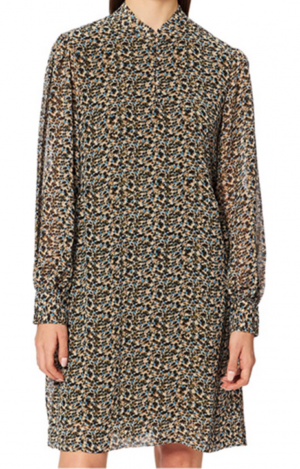Hugo Boss Relaxed-Fit Tunikakleid C_Derinne mit Print multicolour 974