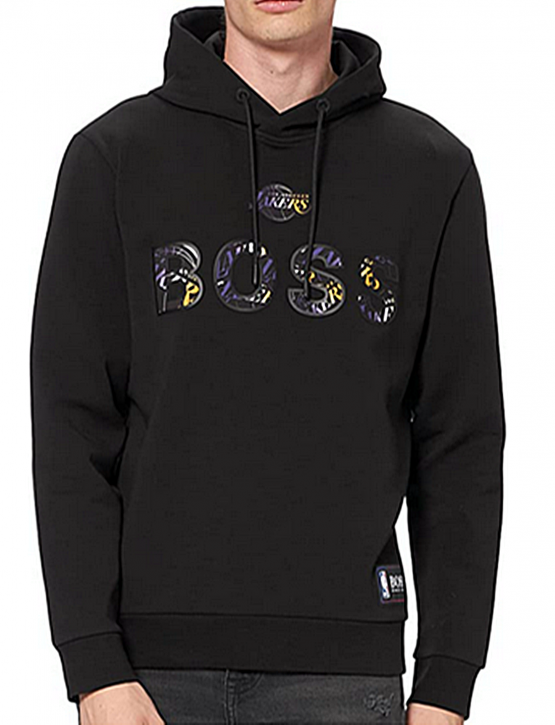 Hugo Boss WBounce2_2 Boss X NBA Kapuzensweat LA Lakers schwarz 002 Hugo Boss WBounce2_2 Boss X NBA Kapuzensweat LA Lakers schwarz 002