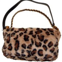 Guess KATEY LUXE MINI TOP ZIP Handtasche leopard