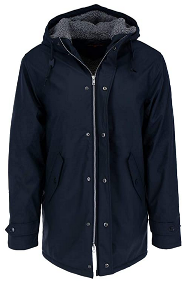 DERBE Trekholm Herren Regenjacke Blau Gefüttert 010 DERBE Trekholm Herren Regenjacke Blau Gefüttert 010
