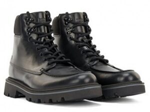 Hugo Boss Herren Denory_halb_PPV Herrenschnür Stiefel schwarz 001