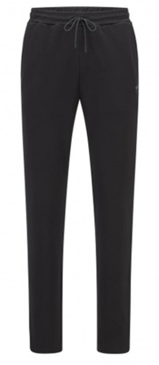 Hugo Boss Jogginghose Hadim aus Baumwoll-Jersey mit mehrschichtigem Logo im geschwungenen Design schwarz 001 Hugo Boss Jogginghose Hadim aus Baumwoll-Jersey mit mehrschichtigem Logo im geschwungenen Design schwarz 001