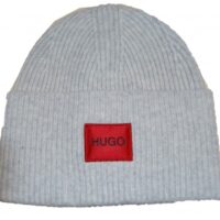 HUGO Unisex-Mütze Xaff 4 aus Woll-Mix mit Hugo Logo-Label beige 107 HUGO Unisex-Mütze Xaff 4 aus Woll-Mix mit Hugo Logo-Label beige 107