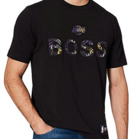 Hugo Boss TBasket_2 Boss X NBA Rundhals T-Shirt LA Lakers schwarz 002