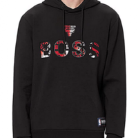 Hugo Boss WBounce2_2 Boss X NBA Kapuzensweat Chicago Bulls schwarz 003