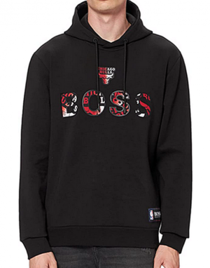 Hugo Boss WBounce2_2 Boss X NBA Kapuzensweat Chicago Bulls schwarz 003