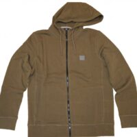 Hugo Boss Kapuzen-Sweatshirt Zetalk 1aus French Terry mit Logo-Aufnäher oliv 308 Hugo Boss Kapuzen-Sweatshirt Zetalk 1aus French Terry mit Logo-Aufnäher oliv 308