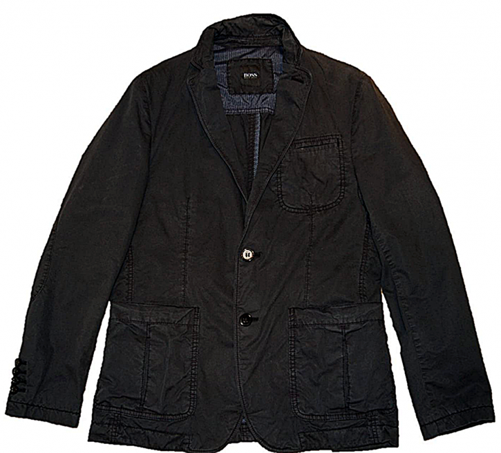 Hugo Boss Baumwoll-Freizeitjacke ‚Milo-D‘ Blau 477 Hugo Boss Baumwoll-Freizeitjacke 'Milo-D' Blau 477