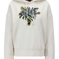 Hugo Boss Kapuzen-Sweatshirt C_Ebaisy aus Baumwoll-Terry mit Print der Saison weiß 973 Hugo Boss Kapuzen-Sweatshirt C_Ebaisy aus Baumwoll-Terry mit Print der Saison weiß 973