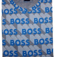 Hugo Boss Herren T-Shirt TAllover Blau 041 Hugo Boss Herren T-Shirt TAllover Blau 041