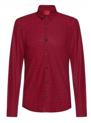 Hugo Extra-Slim-Fit Hemd Ero3-W aus Baumwolle mit Logo-Print  Farbe 693