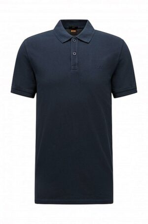 Hugo Boss Slim-Fit Poloshirt Prime aus Baumwoll-Piqué dunkelblau 415