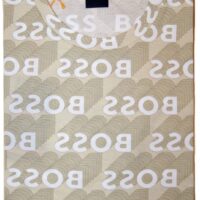 Hugo Boss Herren T-Shirt TAllover mit all over Print  beige 131 Hugo Boss Herren T-Shirt TAllover mit all over Print  beige 131