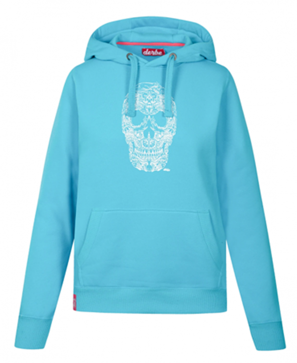 Derbe Damen Pullover Hoodie Kapuzenpullover Sweater Fishskull RIVER BLUE 0150 Derbe Damen Pullover Hoodie Kapuzenpullover Sweater Fishskull RIVER BLUE 0150