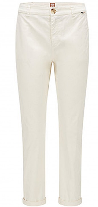Hugo Boss Regular-Fit Chino C_Tachini2-D aus elastischer Bio-Baumwolle open white 118 Hugo Boss Regular-Fit Chino C_Tachini2-D aus elastischer Bio-Baumwolle open white 118
