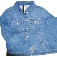 Hugo Boss Damen DENIM JACKET 1.2 slim fit Jacket mit 2 seitlichen Taschen Farbe blau 425 Hugo Boss Damen DENIM JACKET 1.2 slim fit Jacket mit 2 seitlichen Taschen Farbe blau 425
