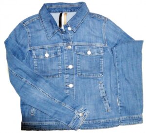 Hugo Boss Damen DENIM JACKET 1.2 slim fit Jacket mit 2 seitlichen Taschen Farbe blau 425