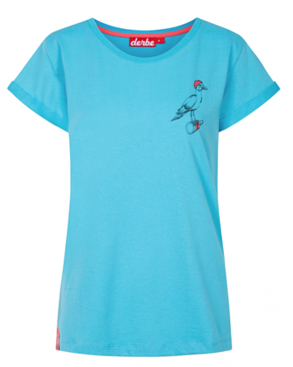 DERBE Sturmmöwe Mono Damen Shirt River Blue 0150 DERBE Sturmmöwe Mono Damen Shirt River Blue 0150