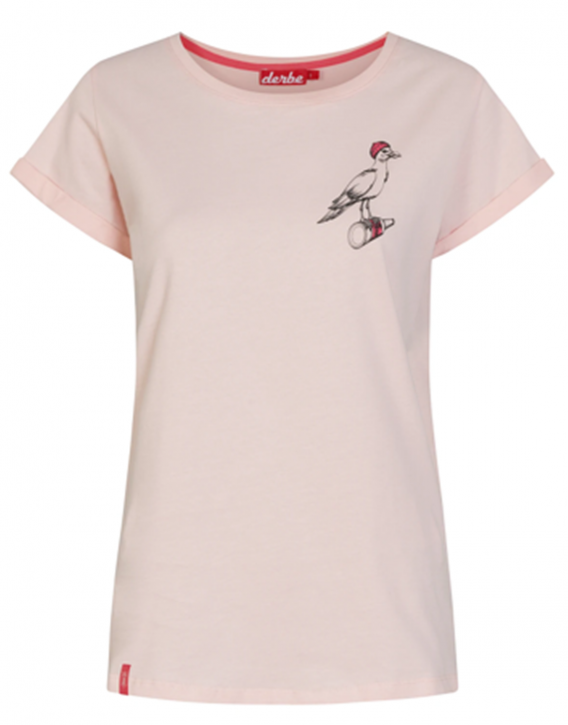 DERBE Sturmmöwe Mono Damen Shirt Strawberry Cream Rosa 0332 DERBE Sturmmöwe Mono Damen Shirt Strawberry Cream Rosa 0332
