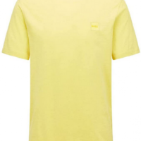 Hugo Boss Herren Rundhals T-Shirt TEGOOD mit Label patch auf der Brust beige 271 Hugo Boss Herren Rundhals T-Shirt TEGOOD mit Label patch auf der Brust beige 271