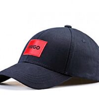Hugo Cap Men-X 576-222 aus Baumwoll-Twill mit rotem Logo-Label dunkelblau 405 Hugo Cap Men-X 576-222 aus Baumwoll-Twill mit rotem Logo-Label dunkenblau 405