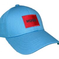 Hugo Cap Men-X 576-222 aus Baumwoll-Twill mit rotem Logo-Label blau 421 Hugo Cap Men-X 576-222 aus Baumwoll-Twill mit rotem Logo-Label blau 421