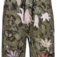 Hugo  Shorts Dlorallo aus Baumwoll-Terry mit Cyber-Bug-Print Camouflage 961