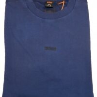 Hugo Boss Herren Wefade Sweatshirt mit Gummierten Logo Dunkelblau 415 Hugo Boss Herren Wefade Sweatshirt mit Gummierten Logo Dunkelblau 415