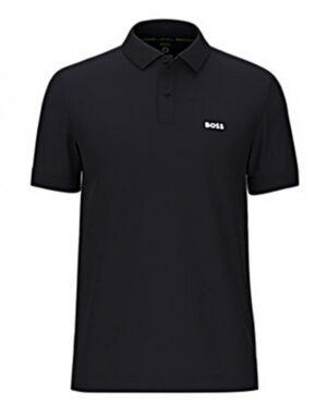 Boss Regular-Fit Poloshirt Piro aus Baumwolle Dunkelblau 402