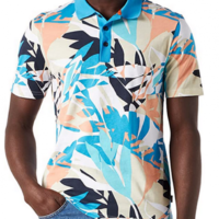 Hugo Boss Polo Shirt PeAllover aus Baumwoll-Jersey mit Print mehrfarbig 439 Hugo Boss Polo Shirt PeAllover aus Baumwoll-Jersey mit Print mehrfarbig 439