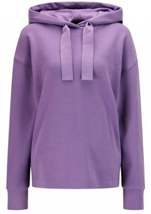 Hugo Boss Hoodie Esandra aus Bio-Baumwoll-Mix farbe flieder 543 Hugo Boss Hoodie Esandra aus Bio-Baumwoll-Mix farbe flieder 543