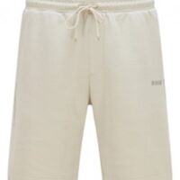 Hugo Boss  Headlo 1 Shorts aus Baumwoll-Mix mit kontrastfarbenem Logo hellbeige 271 Hugo Boss  Headlo 1 Shorts aus Baumwoll-Mix mit kontrastfarbenem Logo hellbeige 271