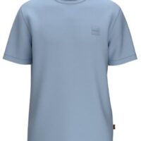 Hugo Boss Herren Rundhals T-Shirt TEGOOD mit Label patch auf der Brust hellblau 487 Hugo Boss Herren Rundhals T-Shirt TEGOOD mit Label patch auf der Brust hellblau 487