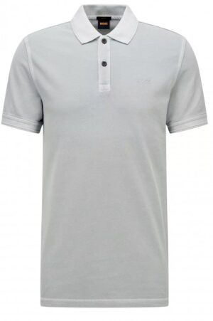 Hugo Boss Slim-Fit Poloshirt Prime aus Baumwoll-Piqué Grau 080