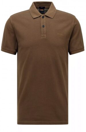 Hugo Boss Slim-Fit Poloshirt Prime aus Baumwoll-Piqué Grün 380
