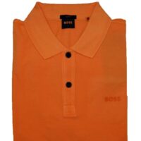 Hugo Boss Slim-Fit Poloshirt Prime aus Baumwoll-Piqué Orange 815